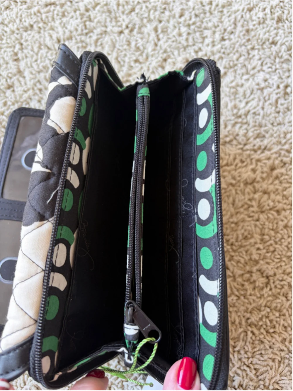 NWT Vera Bradley Ultimate Wristlet Wallet Clutch Imperial Rose Quilted B7